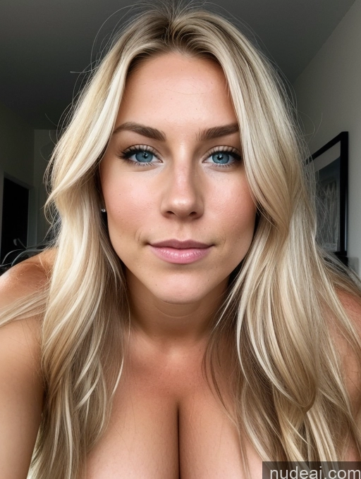 ai nude image of a close up of a woman with long blonde hair and blue eyes pics of Woman One Big Ass 20s Sexy Face Blonde Long Hair Scandinavian Abs Big Hips Huge Boobs Cumshot