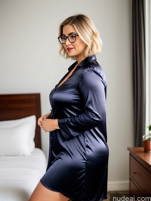 related ai porn images free for Busty Glasses Bedroom Blouse Shirt Satin Secretary Cleavage Simple Blonde Short Hair Casual Nightgown Tunic Side View Czech Perfect Boobs Chubby Fat