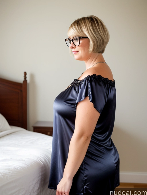 related ai porn images free for Busty Glasses Bedroom Blouse Shirt Satin Secretary Cleavage Simple Blonde Short Hair Casual Nightgown Tunic Side View Czech Perfect Boobs Chubby Fat