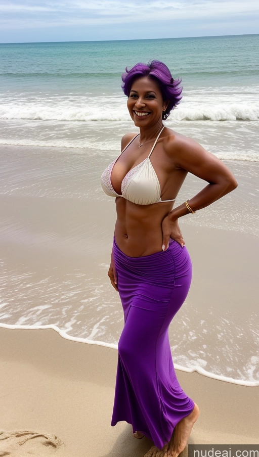 related ai porn images free for Milf Busty Beautiful Big Ass Big Hips Tall Dark Skin 50s Sexy Face Indian Front View T-pose Detailed Beach Perfect Body Purple Hair Happy Pixie Bikini Long Skirt Perfect Boobs Abs Muscular