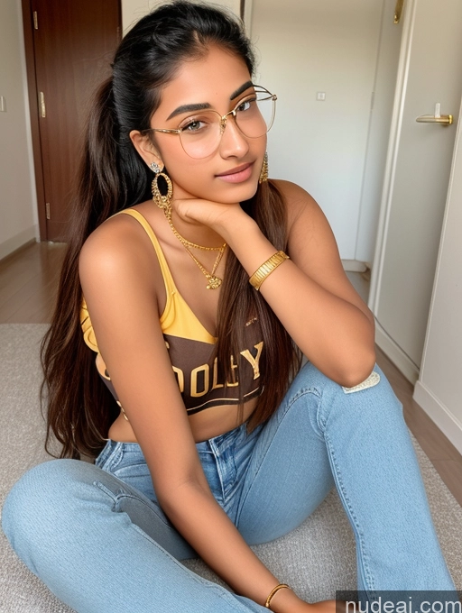 related ai porn images free for Sorority Beautiful 18 Ponytail Indian Diamond Jewelry Gold Jewelry Jewelry Thin Round Glasses Jeans