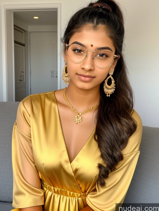 related ai porn images free for Sorority Beautiful 18 Ponytail Indian Diamond Jewelry Gold Jewelry Jewelry Thin Round Glasses Jumpsuit