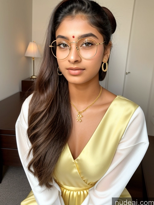 related ai porn images free for Sorority Beautiful 18 Ponytail Indian Diamond Jewelry Gold Jewelry Jewelry Thin Round Glasses Jumpsuit