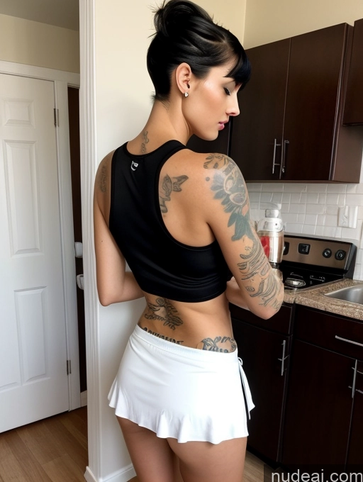 related ai porn images free for Model Skinny Small Tits Tattoos Long Legs 20s Sexy Face Black Hair Pixie White Mirror Selfie Kitchen Back View Cumshot Tennis Cleavage