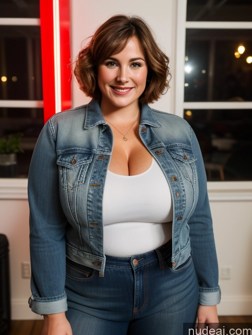 related ai porn images free for Athlete Huge Boobs Thick Chubby Big Hips Short Fairer Skin 60s Happy Brunette Bobcut White Boots Traditional Cleavage Bright Lighting Detailed Sexy Face Jeans Jacket Shirt Mintcastella Party