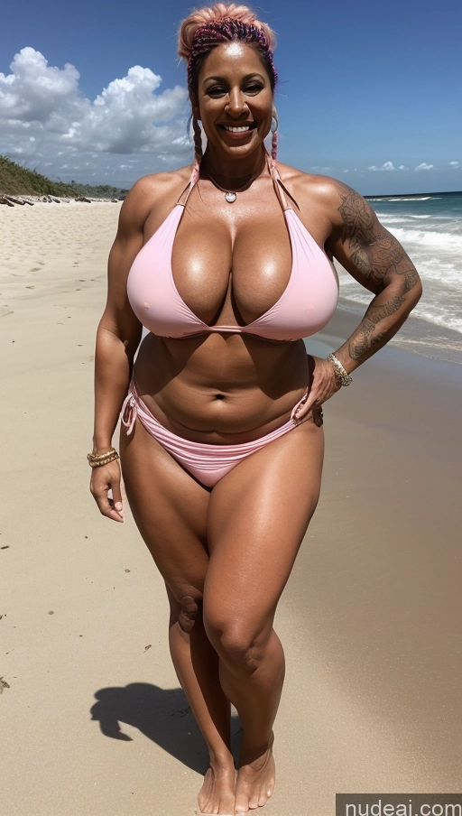 related ai porn images free for Milf Busty Beautiful Tattoos Muscular Big Ass Abs Thick Big Hips Tall Dark Skin 50s Indian Beach Front View T-pose Bikini Dark Lighting Sexy Face Long Skirt Laughing Braided Huge Boobs Pink Hair