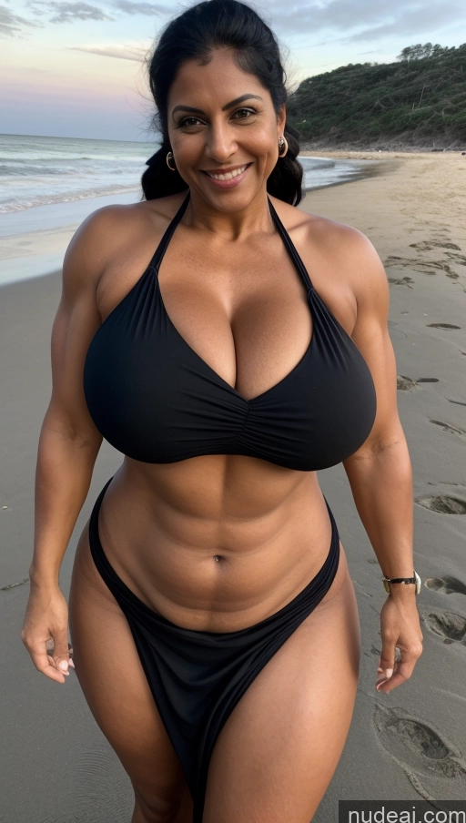 related ai porn images free for Milf Busty Beautiful Tattoos Muscular Big Ass Thick Big Hips Tall Dark Skin 50s Laughing Indian Beach Front View T-pose Bikini Dark Lighting Sexy Face Huge Boobs Abs Black Hair Pigtails Long Skirt