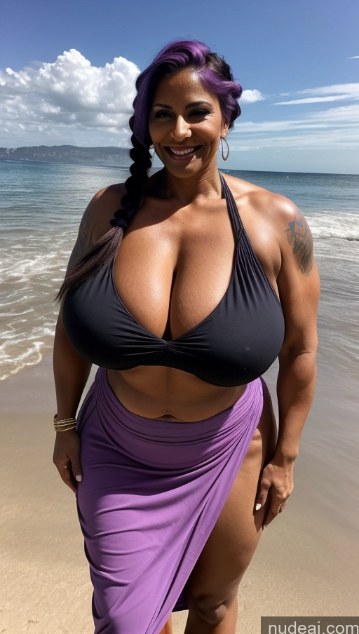 related ai porn images free for Milf Busty Beautiful Tattoos Muscular Big Ass Thick Big Hips Tall Dark Skin 50s Laughing Indian Beach Front View T-pose Bikini Dark Lighting Sexy Face Huge Boobs Abs Braided Purple Hair Long Skirt