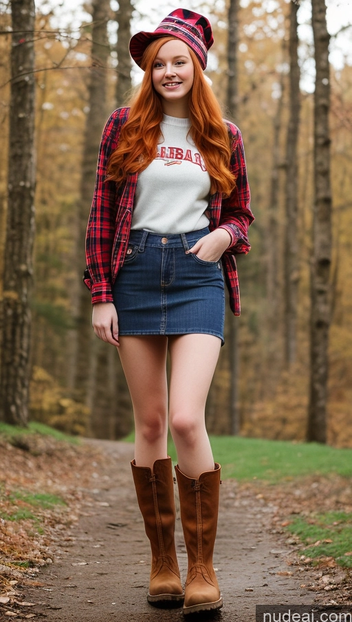 related ai porn images free for 18 Boots Hat Jeans Mini Skirt Ginger Lumberjack