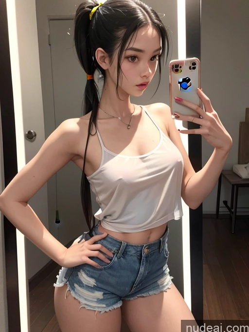 related ai porn images free for Woman Several Small Tits Beautiful Small Ass Skinny Long Legs Tall Pubic Hair 18 Serious Black Hair Pigtails Japanese Mirror Selfie Front View Daisy Dukes Gold Jewelry Transparent