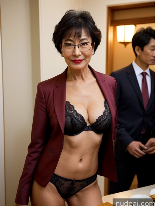 related ai porn images free for Milf Perfect Boobs Beautiful Glasses Lipstick Perfect Body 70s Pixie Japanese Party Blouse Bra Jacket Professor Secretary Stylish Suit Cleavage Partially Nude Dark Lighting Detailed