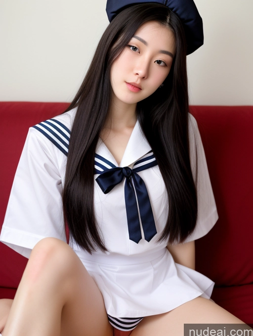 related ai porn images free for Beautiful Skinny Perfect Body Fairer Skin 18 Black Hair Long Hair Korean Spreading Legs Sailor No Panties?