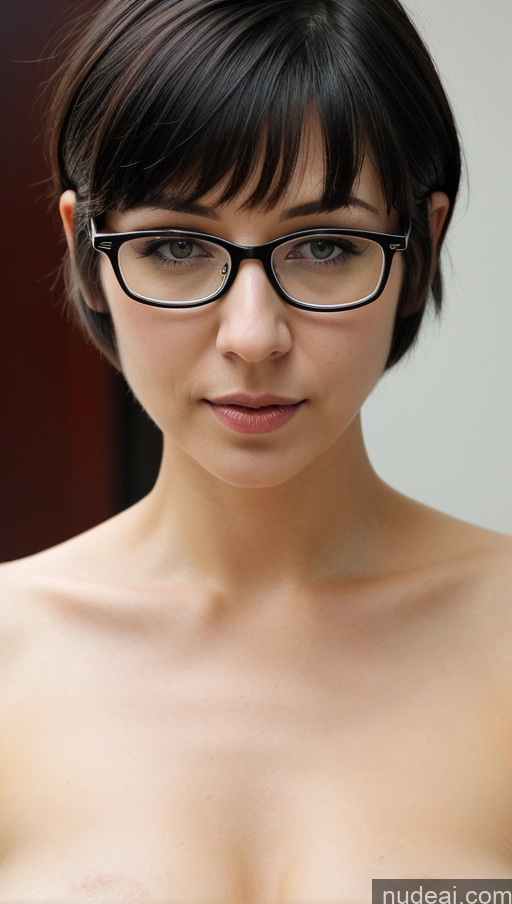 related ai porn images free for Woman One 30s Black Hair Close-up View Simple Detailed Indian Perfect Boobs Short Hair Glasses Fairer Skin Thick Beautiful