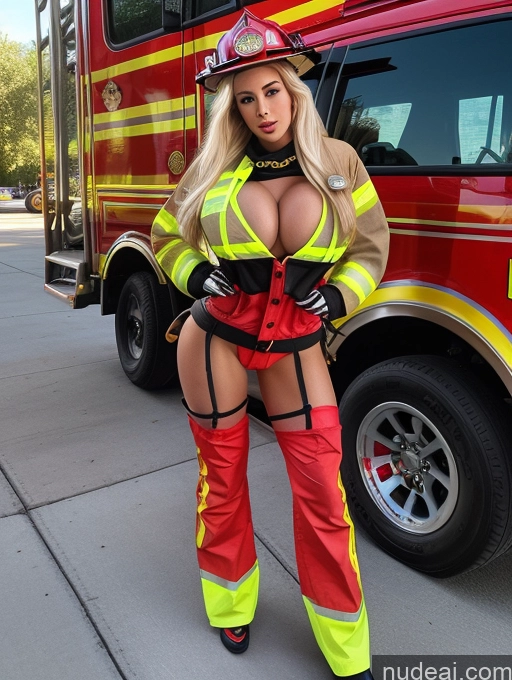 related ai porn images free for One Huge Boobs 20s Long Hair White Cleavage Bimbo Firefighter