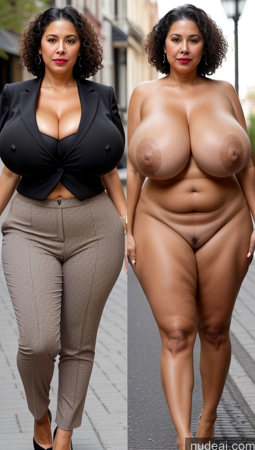 ai nude image of two women walking down a street with large breasts pics of Milf Busty Huge Boobs Beautiful Lipstick Big Ass Skinny Abs Thick Big Hips Long Legs Pubic Hair Black Hair Turkish Suit Panties Onoff Street 70s Pouting Lips Sad Skin Detail (beta) Back View Curly Hair