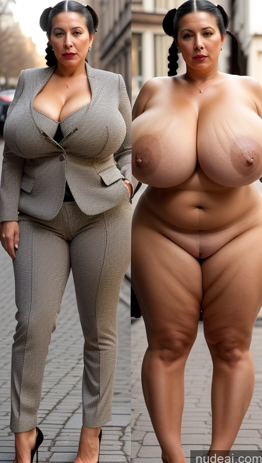 ai nude image of two women in business attire walking down a street with huge breasts pics of Milf Busty Huge Boobs Beautiful Lipstick Big Ass Skinny Abs Thick Big Hips Long Legs Pubic Hair Black Hair Turkish Suit Panties Onoff Street Pouting Lips Sad Skin Detail (beta) Back View 80s Pigtails