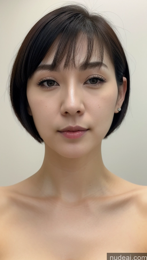 related ai porn images free for Woman One Beautiful Fairer Skin 30s Black Hair Short Hair Korean Close-up View Simple Detailed Perfect Boobs