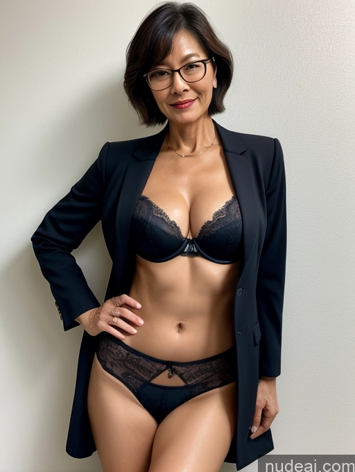 related ai porn images free for Milf Perfect Body Perfect Boobs Beautiful Glasses Sexy Face Short Hair Chinese Bra Suit Jacket Professor Secretary Stylish Cleavage Dark Lighting Detailed 60s Partially Nude