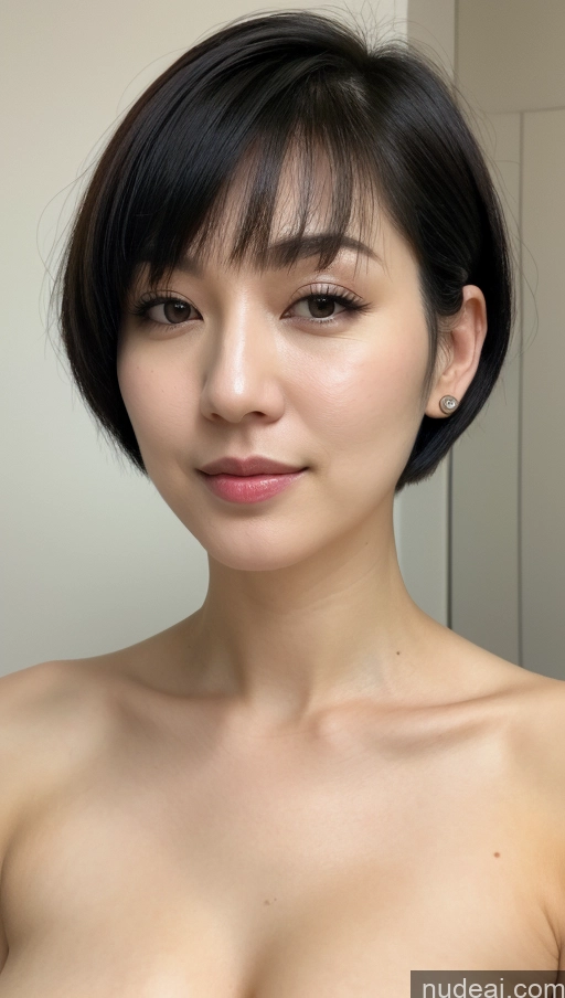 related ai porn images free for Woman One Perfect Boobs Beautiful Fairer Skin 30s Black Hair Short Hair Korean Close-up View Simple Detailed