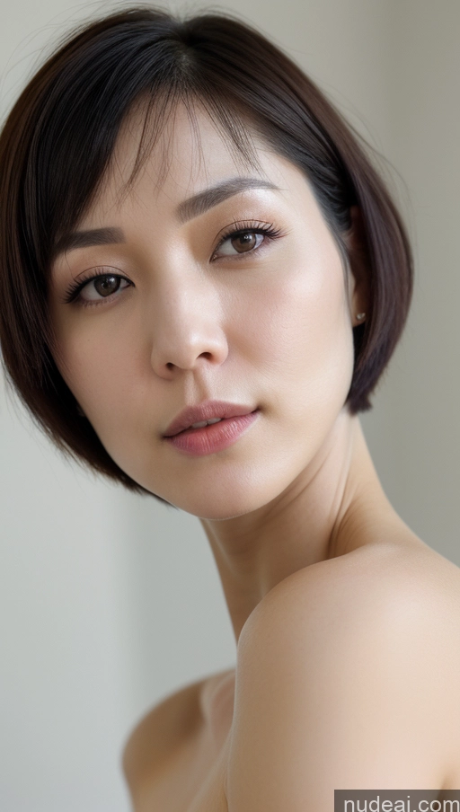 related ai porn images free for Woman One Perfect Boobs Beautiful Fairer Skin 30s Black Hair Short Hair Korean Close-up View Simple Detailed