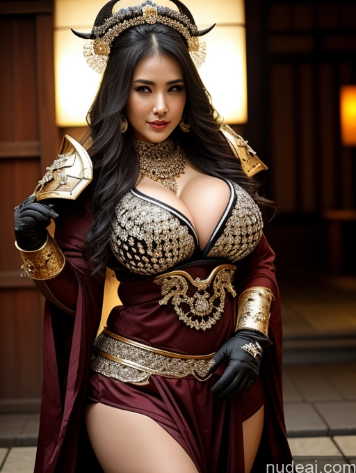 ai nude image of araffe dressed in a costume with a sword and a crown pics of Perfect Boobs Big Hips Fairer Skin Oiled Body Perfect Body Black Hair Onsen Gloves Cleavage Gold Jewelry Jewelry Khorne Fantasy Armor Geisha Ponytail Cumshot Transparent Diamond Jewelry Bright Lighting Huge Boobs Chinese