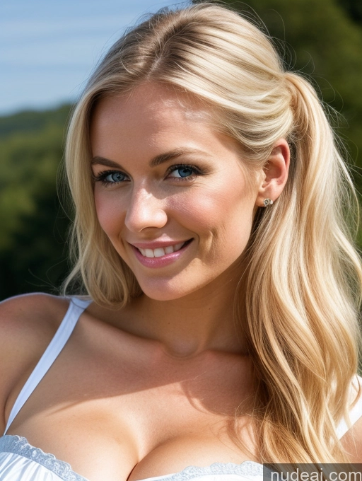 related ai porn images free for Huge Boobs Skinny Perfect Body 20s Happy Sexy Face Blonde Hair Bun Scandinavian Dirndl Medieval Mini Skirt Traditional Cleavage Bright Lighting