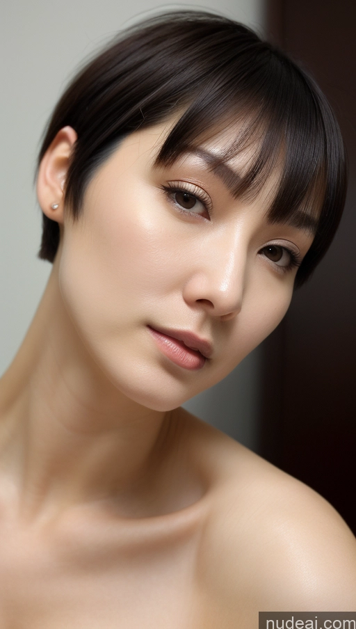 related ai porn images free for Woman One Perfect Boobs Beautiful Fairer Skin 30s Black Hair Short Hair Korean Close-up View Detailed Simple