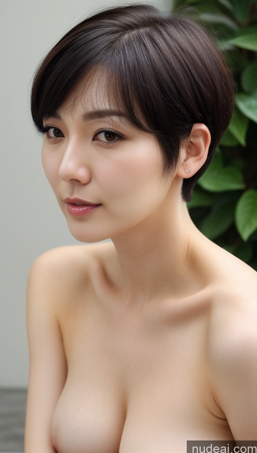 related ai porn images free for Woman One Perfect Boobs Beautiful Fairer Skin 30s Black Hair Short Hair Korean Close-up View Detailed Simple