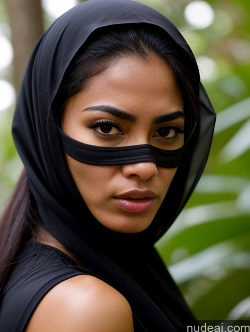 ai nude image of arafed woman with a black veil covering her face pics of Pubic Hair Long Hair Dark Skin Black Hair Dark Lighting Hairy Women Angry Shocked Dynamic View Skinny Small Tits Short 18 Perfect Body Filipina Jungle Military Niqab