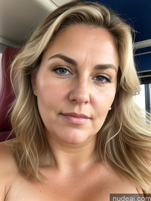 ai nude image of blond woman with big breast sitting in a bus looking at the camera pics of Milf Busty Thick Chubby Serious Blonde Messy White Skin Detail (beta) Train Cumshot Detailed Teacher