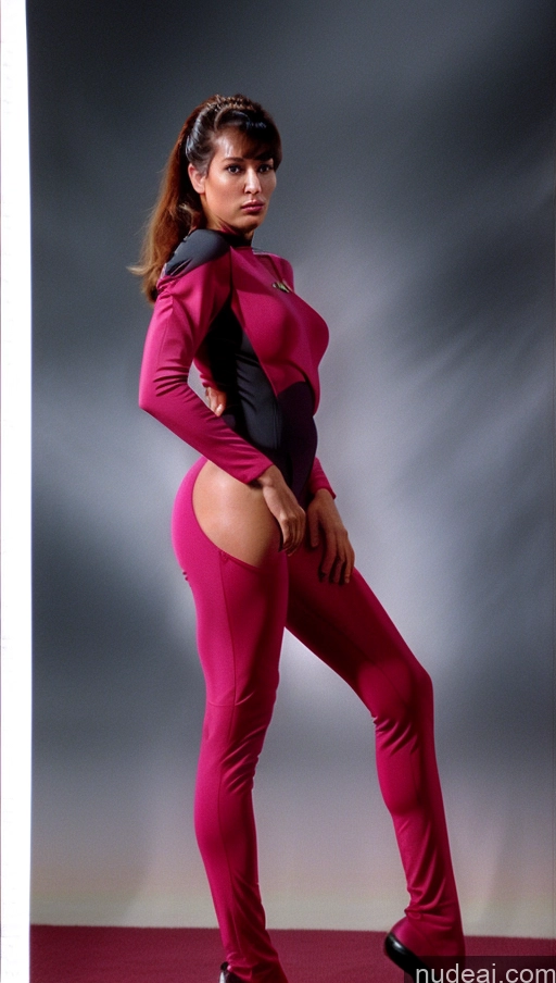 related ai porn images free for Model Perfect Boobs Big Hips Long Legs Tanned Skin Brunette Illustration Nude Space Suit Spandex Alternative Detailed Star Trek TNG Uniforms: Captains Clitoris