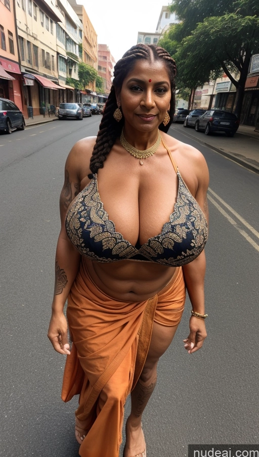 related ai porn images free for Milf Busty Huge Boobs Beautiful Tattoos Muscular Big Ass Abs Thick Big Hips Tall Dark Skin 50s Seductive Ginger Braided Indian Front View T-pose Sari Sexy Face Street