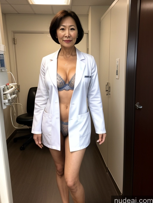 related ai porn images free for Milf Two Perfect Boobs Beautiful Perfect Body Short Hair 70s Chinese Hospital Nude Bra Doctor Lab Coat Stylish Cleavage Partially Nude Dark Lighting Detailed Sexy Face