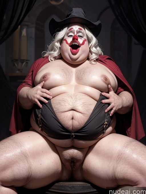 related ai porn images free for Dark Lighting Vampire Halloween Goth Medieval Fairer Skin Oiled Body Czech Dynamic View White Hair Curly Hair Bodypaint Clown Fat Obese Big Hips Laughing Straddling