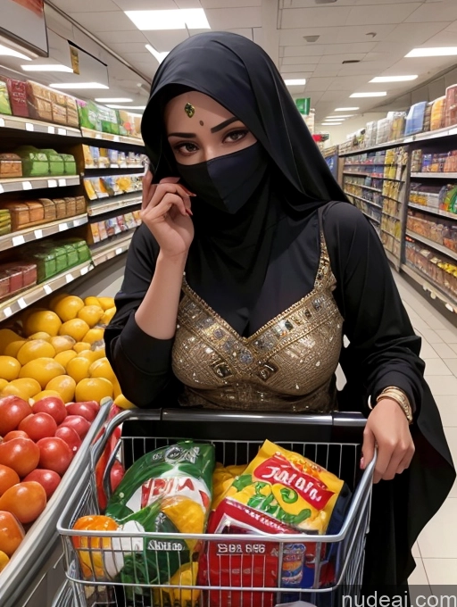 related ai porn images free for Woman Grocery Indian Detailed Niqab Dress