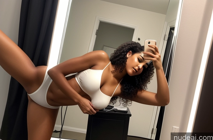 related ai porn images free for 18 Model Brazilian Sexy Face Black Hair Dominatrix Big Ass Tanned Skin Mirror Selfie Side View Curly Hair