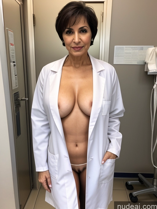 related ai porn images free for Milf Two Perfect Boobs Beautiful Perfect Body Short Hair 70s Arabic Hospital Nude Bra Doctor Lab Coat Stylish Cleavage Partially Nude Dark Lighting Detailed Sexy Face