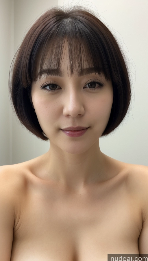 related ai porn images free for One Beautiful Fairer Skin 30s Black Hair Close-up View Detailed Woman Korean Short Hair Small Tits