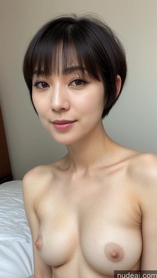 related ai porn images free for Woman One Small Tits Beautiful Fairer Skin 30s Black Hair Short Hair Korean Close-up View Detailed