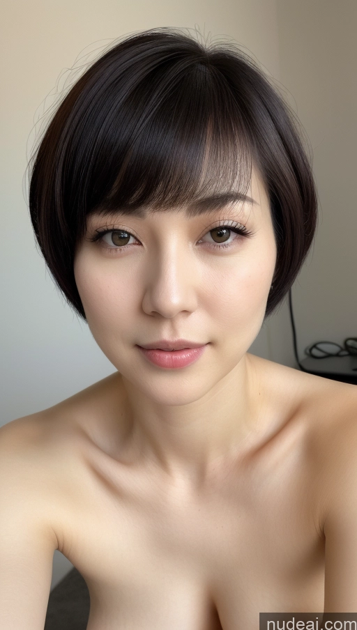 related ai porn images free for Woman One Small Tits Beautiful Fairer Skin 30s Black Hair Short Hair Korean Close-up View Detailed