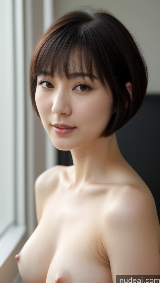 related ai porn images free for Woman One Small Tits Beautiful Fairer Skin 30s Black Hair Short Hair Korean Close-up View Detailed