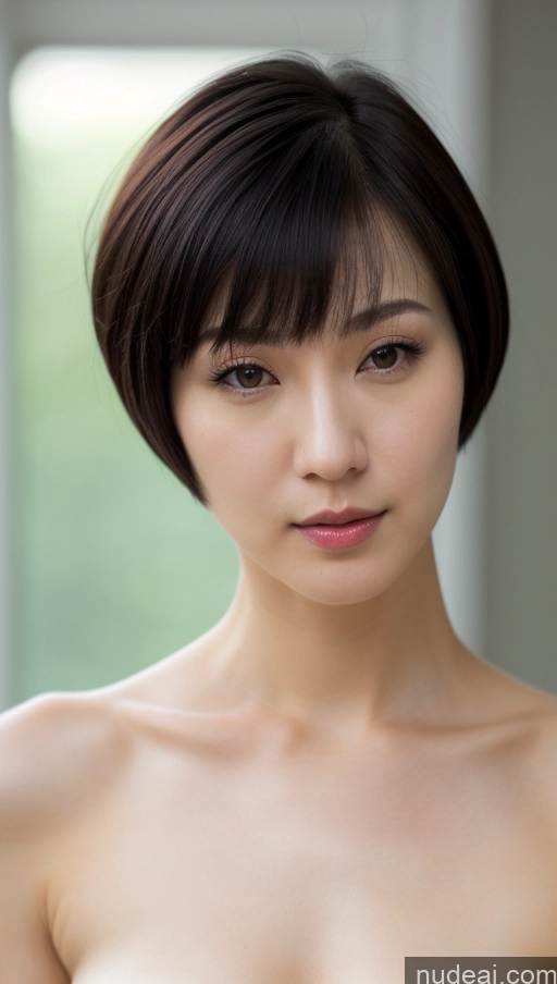 related ai porn images free for Woman One Small Tits Beautiful Fairer Skin 30s Black Hair Short Hair Korean Close-up View Detailed