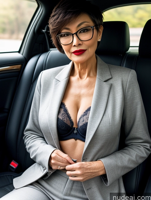 related ai porn images free for Milf Perfect Boobs Beautiful Glasses Lipstick Perfect Body 60s Pixie Chinese Car Bra Casual Jacket Professor Stylish Suit Cleavage Dark Lighting Detailed Sexy Face