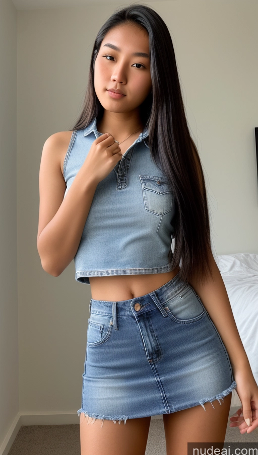 related ai porn images free for Filipina 18 Jeans Mini Skirt