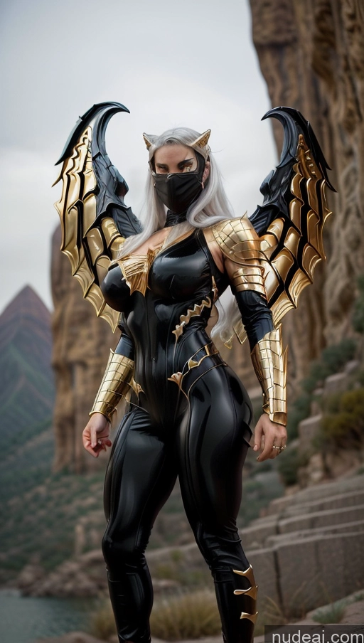 related ai porn images free for Bodybuilder Several Busty Muscular Abs Egyptian Fantasy Armor Black Cat Powering Up Dynamic View Gold Jewelry Surrealist Has Wings