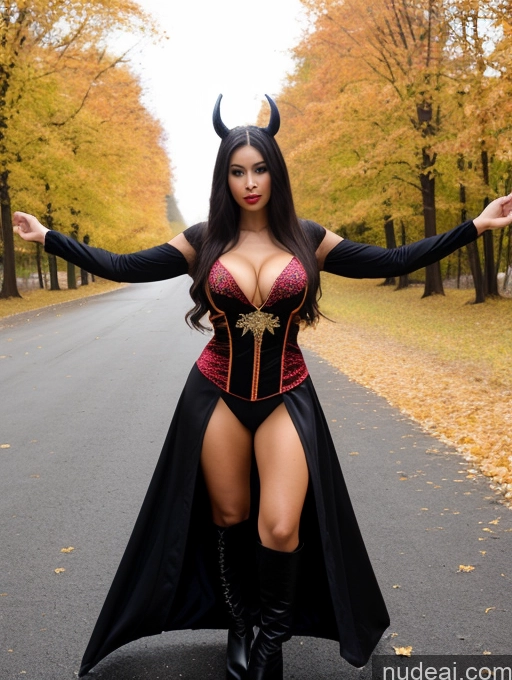 related ai porn images free for Miss Universe Model One Busty Perfect Body Beautiful 20s Front View Cleavage T-pose Asian Halloween Devil