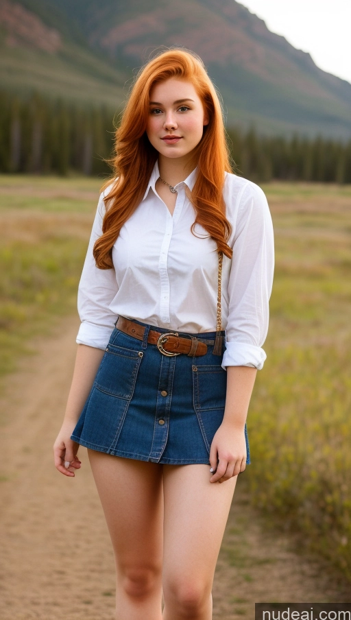 related ai porn images free for 18 Thick Western Ginger Mini Skirt