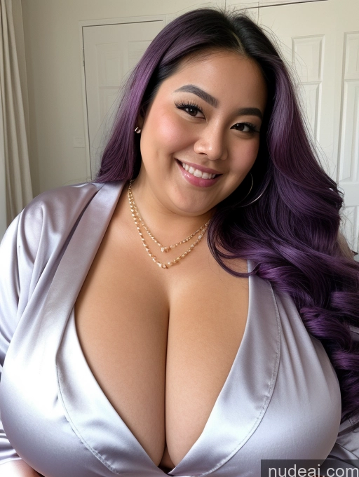 related ai porn images free for Sorority Busty Huge Boobs Beautiful Thick Chubby Fat 30s Happy Purple Hair Long Hair Filipina Bathrobe Satin Pearl Jewelry Jewelry Cleavage