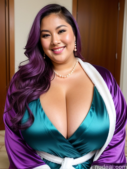 related ai porn images free for Sorority Busty Huge Boobs Beautiful Thick Chubby Fat 30s Happy Purple Hair Long Hair Filipina Bathrobe Satin Pearl Jewelry Jewelry Cleavage