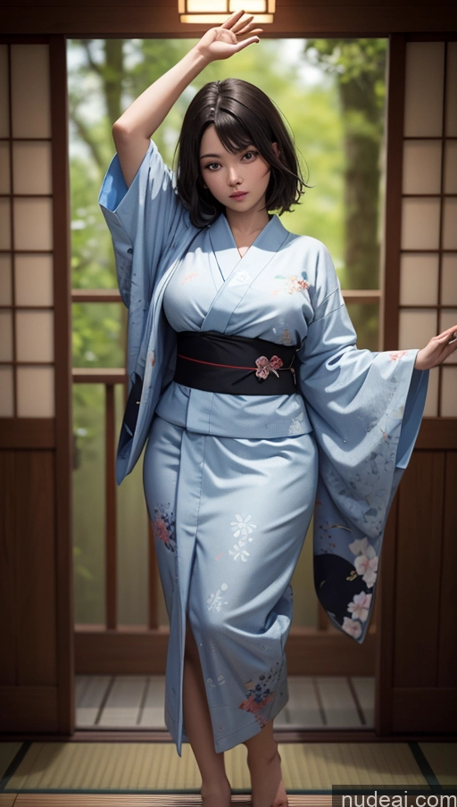 related ai porn images free for Woman One Small Tits Fat Chubby Short Long Legs 20s Serious Black Hair Japanese T-pose Kimono Onsen Front View 3d Bangs